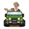 Party Central Pack of 6 Green and Brown Jungle Safari Truck Photo Prop Decors 37"